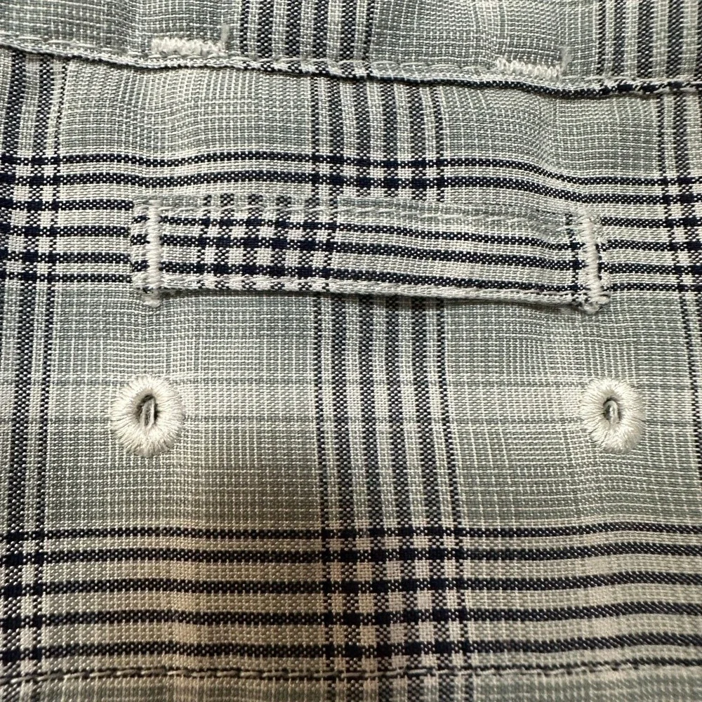 North Face Shirt Mens XL Gray Green Plaid Modal Blend Hiking‎ Gorpcore AH6W